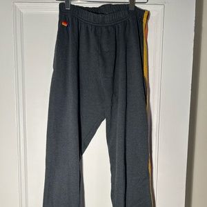 Aviator Nation Sweatpants Medium in Blue